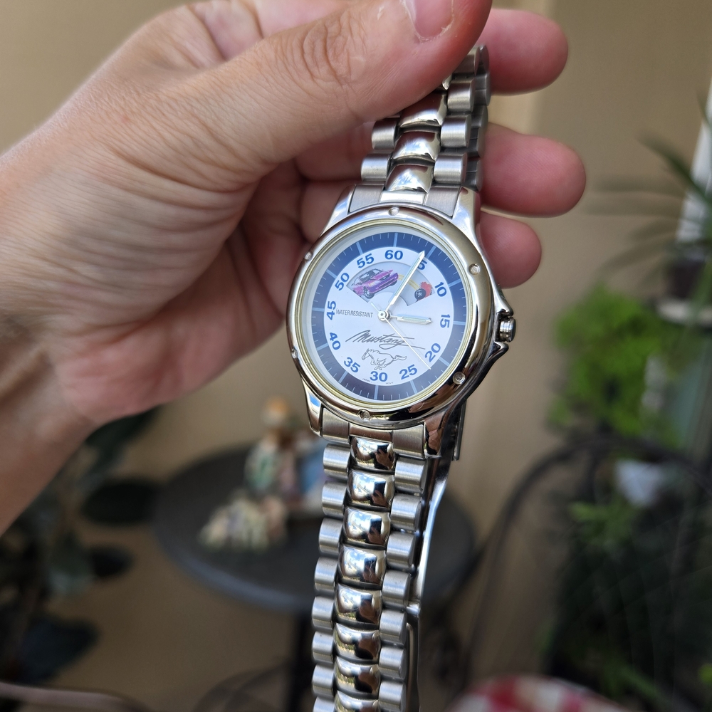Collectible Ford Racing Team F117M Watch Stainless Steel Japan Movt